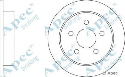 APEC BRAKING dsk2046 -  Тормозной диск